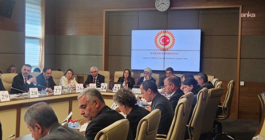 TBMM İçişleri Komisyonu'nda Kızılay'ın afet lojistik ve barınma ürünlerinin tedarikinde