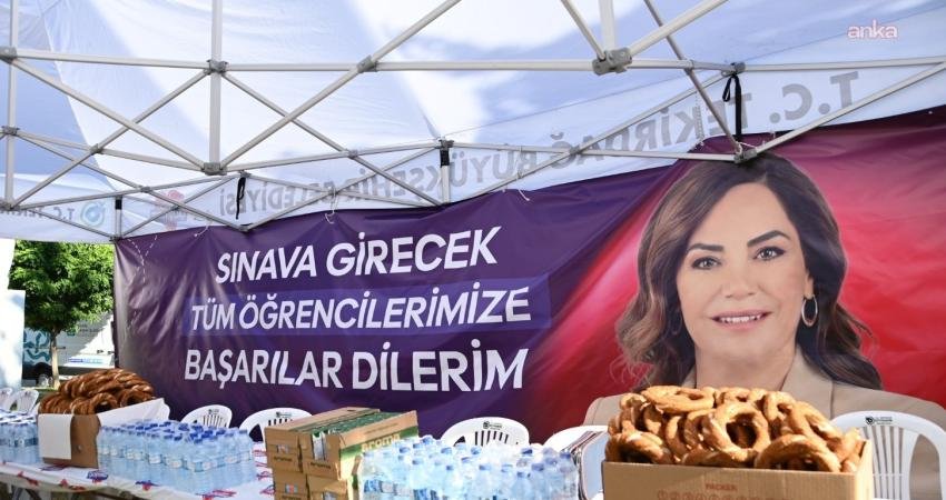 Tekirdağ Büyükşehir Belediyesi, Yükseköğretim Kurumları Sınavı'na (YKS) giren öğrencilere ve