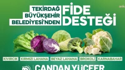 Tekirdağ Büyükşehir Belediyesi, tarımsal üretimi desteklemek ve üreticilerin girdi maliyetlerini