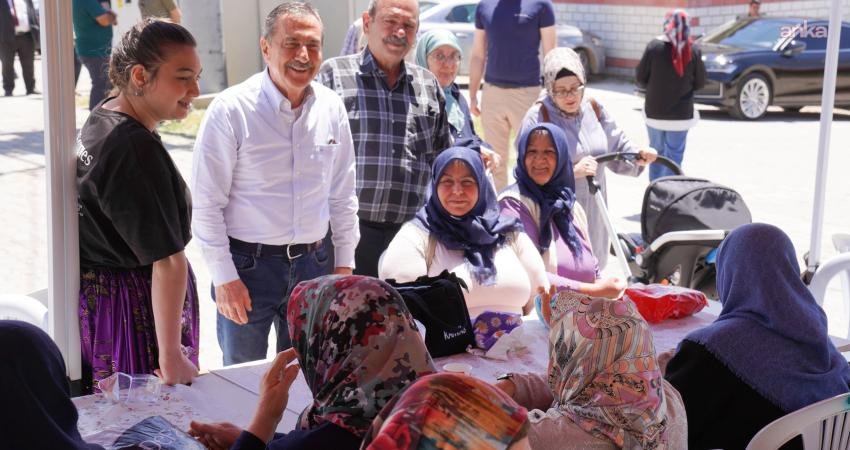 Tepebaşı Belediye Başkanı Ahmet Ataç, Yukarıkartal Mahallesi’nde düzenlenen yağmur duasına