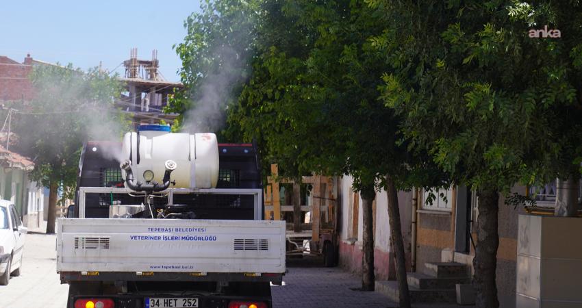 Tepebaşı Belediyesi Veteriner İşleri Müdürlüğü, ilçe genelinde sivrisinek, karasinek ve