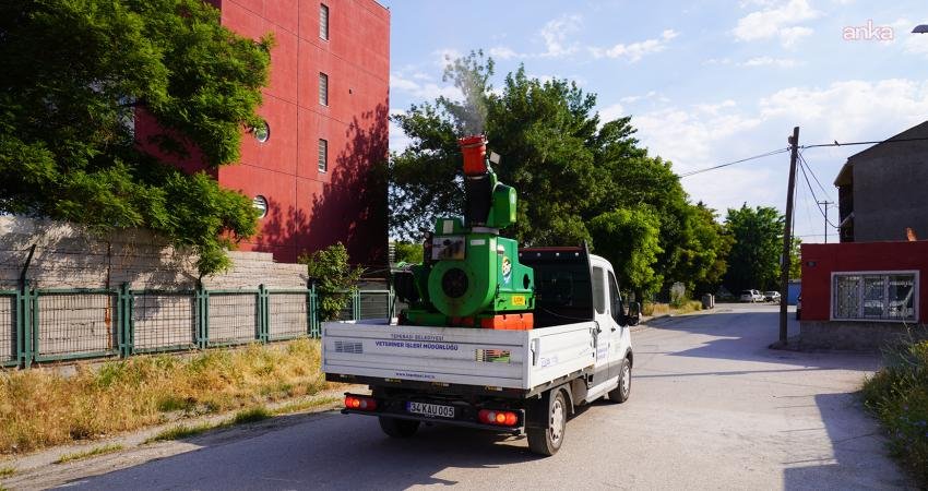 Tepebaşı Belediyesi, haşere ve böcek oluşumuna karşı ilaçlama çalışmalarını sürdürüyor.
