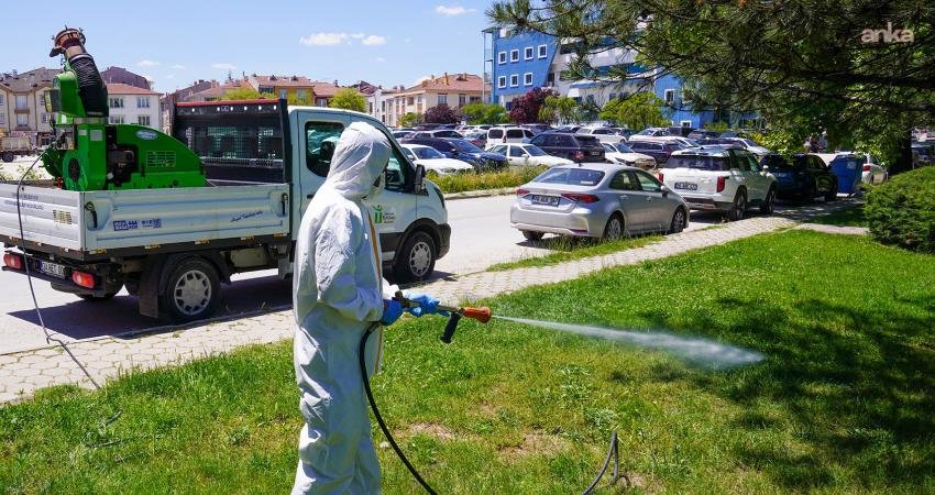 Tepebaşı Belediyesi, halk sağlığını korumak için ilçe genelinde ilaçlama çalışmalarını