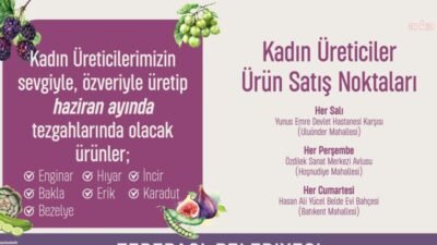 Tepebaşı Belediyesi’nin kadın üreticileri desteklemek amacıyla hayata geçirdiği Kadın Üretici