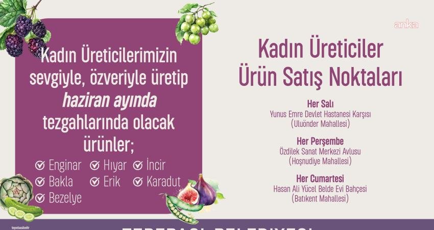 Tepebaşı Belediyesi’nin kadın üreticileri desteklemek amacıyla hayata geçirdiği Kadın Üretici