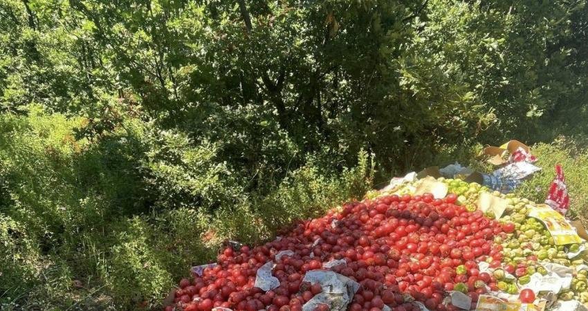 Ticaret Bakan Yardımcısı Mahmut Gürcan, Çanakkale'de sebze dökülmesiyle ilgili görüntülere