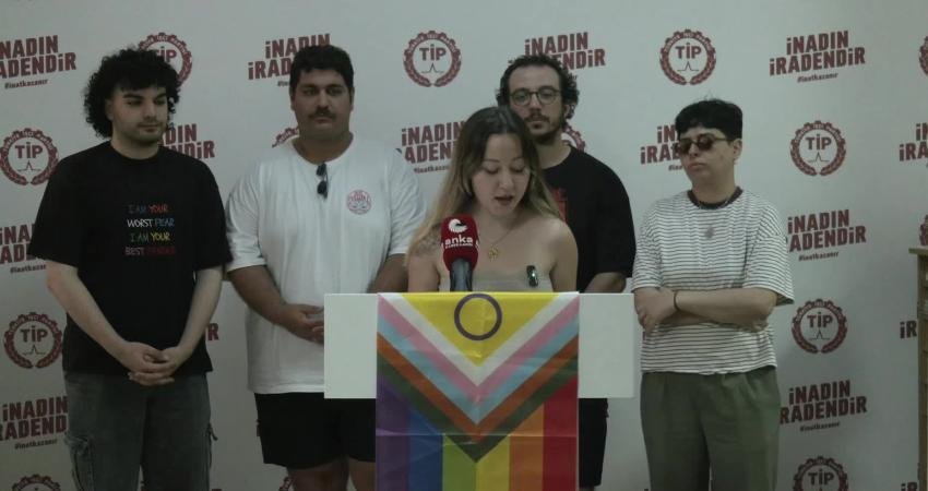 TİP İzmir İl Örgütü, Onur Ayı dolayısıyla parti binasında basın