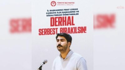 TİP Ankara İl Örgütü, Milli Eğitim Bakanlığı önünde bir araya