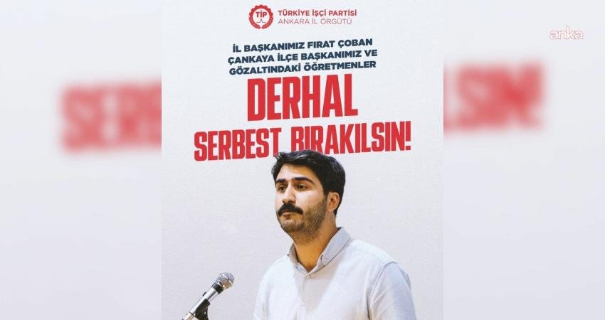 TİP Ankara İl Örgütü, Milli Eğitim Bakanlığı önünde bir araya