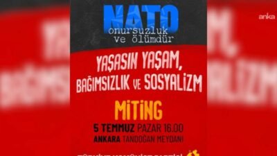TKP'den yapılan açıklamada, Ankara Valiliği’nin 36. NATO Devlet ve Hükümet