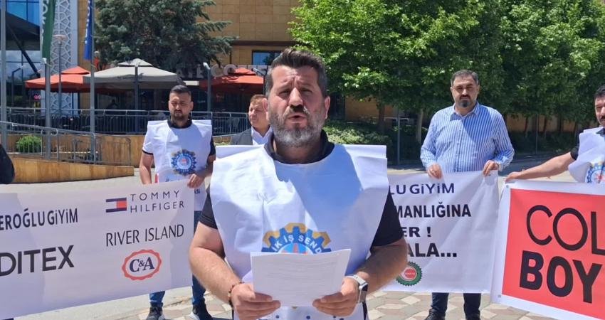 Öz İplik İş Sendikası Tokat Şube Başkanı Fatih Arslantaş, tekstil