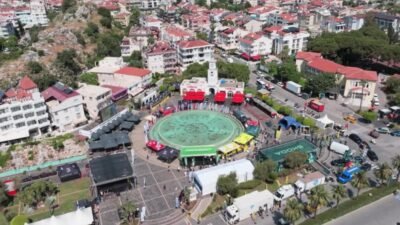 16 ülkeden 700'ün üzerinde bisikletçi, Tour de France ruhunu Marmaris'te
