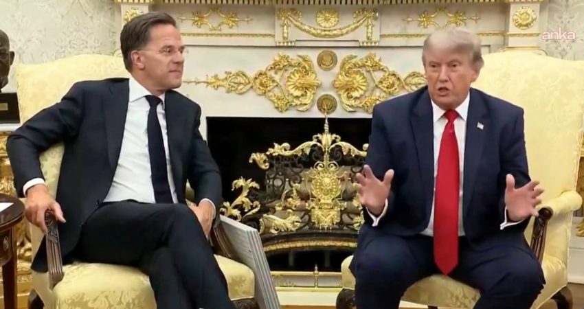 ABD Başkanı Donald Trump, NATO Genel Sekreteri Mark Rutte ile