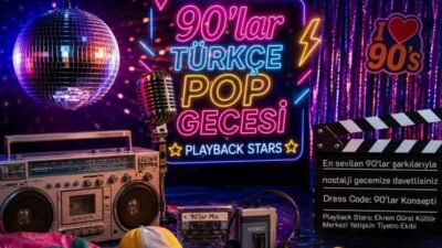 Turgutlu Belediyesi, 14 Haziran’da düzenleyeceği ücretsiz etkinlikle vatandaşları 90’lı yılların