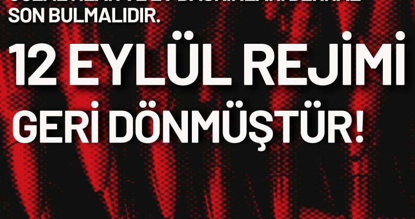 Türkiye Komünist Hareketi (TKH), Ankara’da NATO zirvesi öncesi yapılan gözaltılara