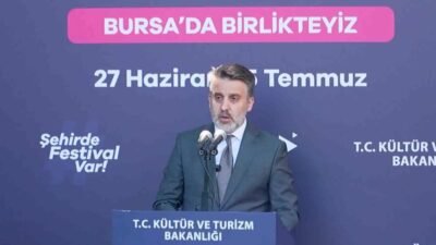 Kültür ve Turizm Bakanlığı tarafından düzenlenen Türkiye Kültür Yolu Festivali’nin