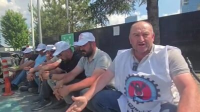 Doruk Madencilik bünyesinde çalışan Türkiye Maden İşçileri Sendikası işçilerinden oluşan dört
