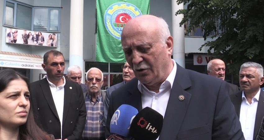 Türkiye Ziraat Odaları Birliği (TZOB) Genel Başkanı Şemsi Bayraktar, Artvin