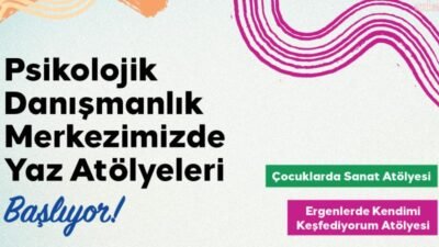 Üsküdar Belediyesi Psikolojik Danışmanlık Merkezi, yaz döneminde çocuklar ve gençlere