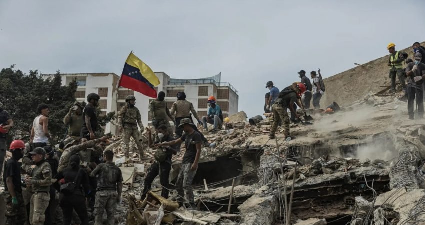 Venezuela'nın kuzeybatısında geçen hafta meydana gelen iki büyük depremin ardından