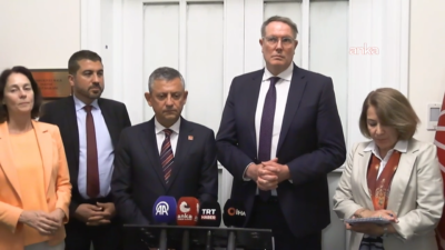 CHP Grup Başkanı Özgür Özel, destek ve dayanışma ziyaretinde bulunan