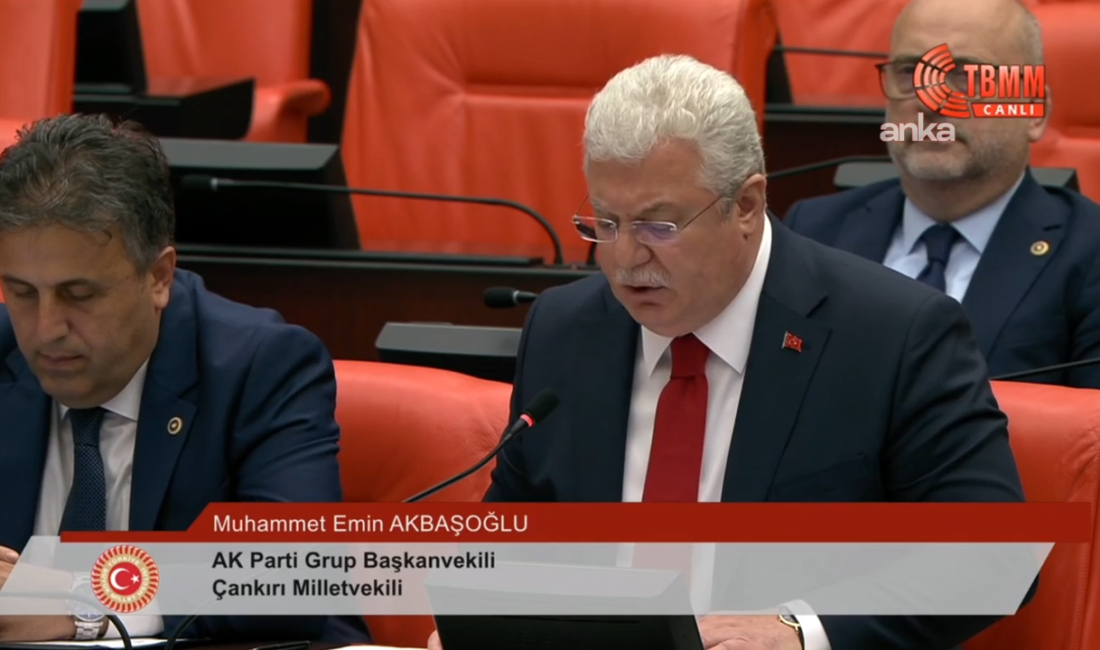 AK Parti Grup Başkanvekili Muhammet Emin Akbaşoğlu, "Terörsüz Türkiye sürecini