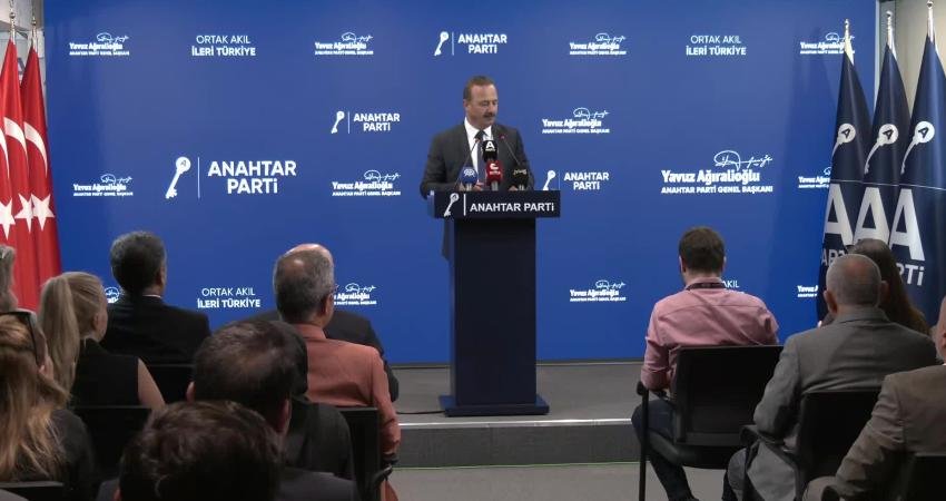 Anahtar Parti Genel Başkanı Yavuz Ağıralioğlu, partisinin olası erken genel