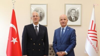 YÖK Başkanı Erol Özvar, Mısır’ın Ankara Büyükelçisi Wael İbrahim Ali