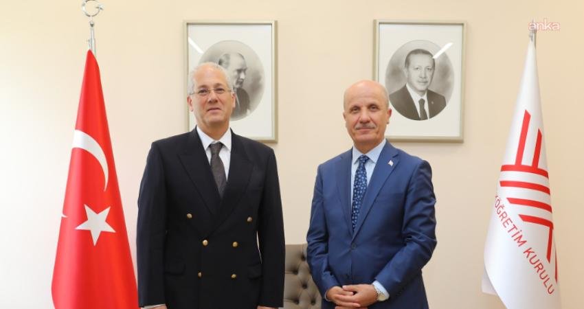 YÖK Başkanı Erol Özvar, Mısır’ın Ankara Büyükelçisi Wael İbrahim Ali