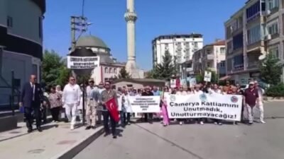 Edirne’de Çamerya Arnavutları'na yönelik katliamın 82. yılı dolayısıyla, Yunanistan Konsolosluğu