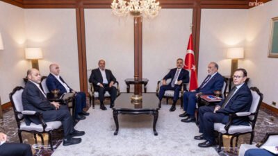 Dışişleri Bakanı Hakan Fidan, Hamas Siyasi Büro Şefi Halil Hayye