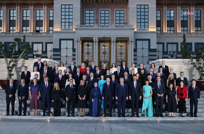 Cumhurbaşkanı Recep Tayyip Erdoğan ve eşi Emine Erdoğan, 36'ncı NATO