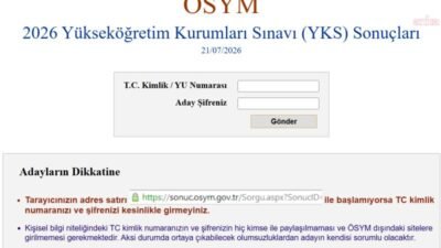 Ölçme, Seçme ve Yerleştirme Merkezi (ÖSYM), 20-21 Haziran tarihlerinde düzenlenen