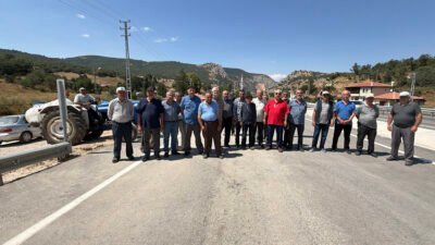 Çorum-Osmancık Karayolu Kırkdilim geçişinde tamamlanan yol çalışmasının ardından Feriz ve