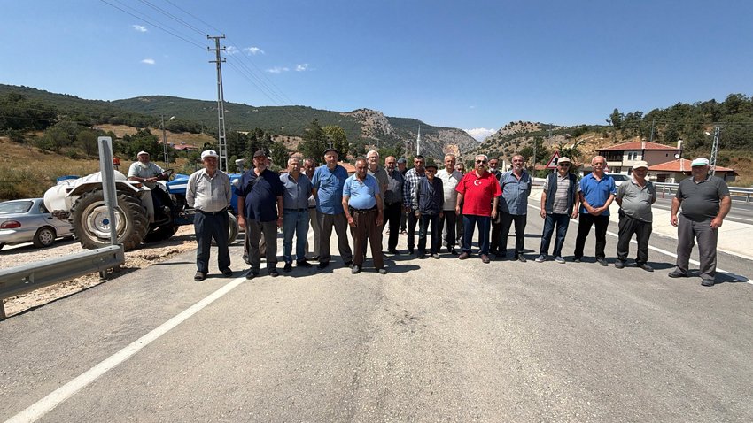 Çorum-Osmancık Karayolu Kırkdilim geçişinde tamamlanan yol çalışmasının ardından Feriz ve