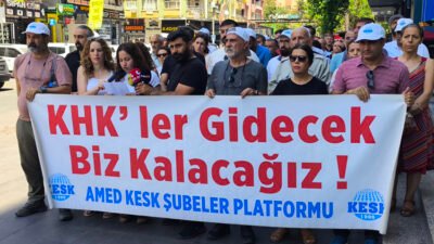 KESK Amed Şubeler Platformu, KHK ile ihraç edilen kamu emekçilerinin