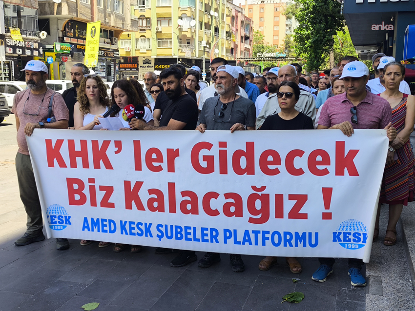 KESK Amed Şubeler Platformu, KHK ile ihraç edilen kamu emekçilerinin