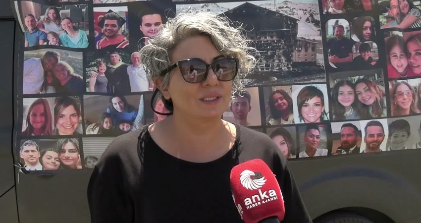 Bolu Grand Kartal Otel yangınında yakınlarını kaybeden ailelerin, bakanlık yetkililerinin