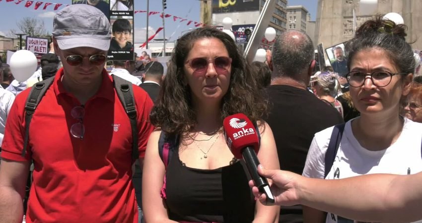 Bolu Grand Kartal Otel yangınında yakınlarını kaybeden ailelerin Ankara'da tamamladığı