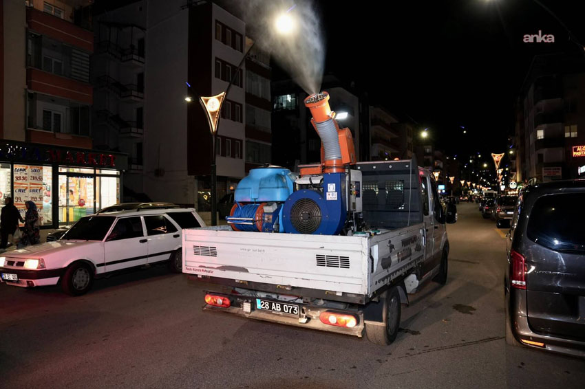 Giresun Belediyesi Veteriner İşleri Müdürlüğü, yaz mevsimiyle artış gösteren sivrisinek,