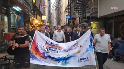 Bu yıl 22’ncisi düzenlenen Hopa Kültür, Sanat ve Deniz Festivali