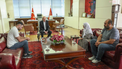 CHP Genel Başkanı Kemal Kılıçdaroğlu, Narin Güran'ın babası Arif Güran,