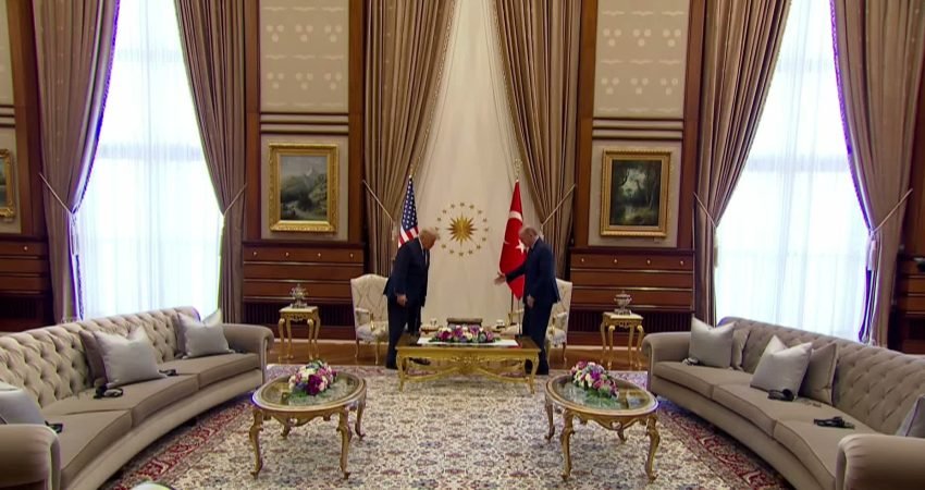ABD Başkanı Donald Trump, Cumhurbaşkanı Recep Tayyip Erdoğan ile ortak