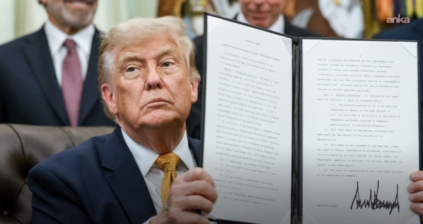 ABD Başkanı Donald Trump, Beyaz Saray'da yaptığı ulusa sesleniş konuşmasında
