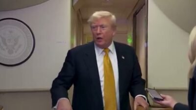ABD Başkanı Donald Trump, NATO Liderler Zirvesi'nin ardından İngiltere'deki Mildenhall