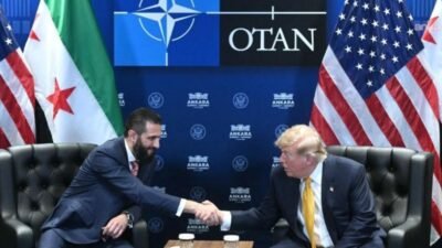 Ankara'da düzenlenen NATO Zirvesi kapsamında Suriye Cumhurbaşkanı Ahmed Şara ile