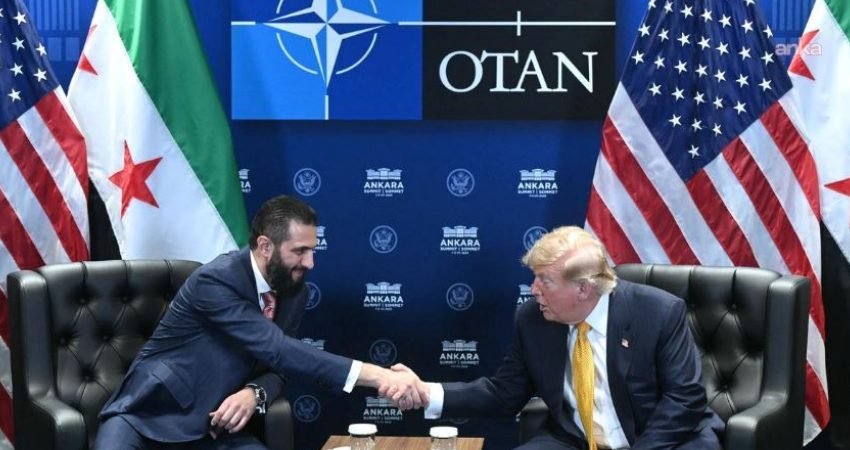 Ankara'da düzenlenen NATO Zirvesi kapsamında Suriye Cumhurbaşkanı Ahmed Şara ile