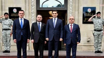 Adalet Bakanı Akın Gürlek, Azerbaycan temasları kapsamında Azerbaycan Adalet Bakanı