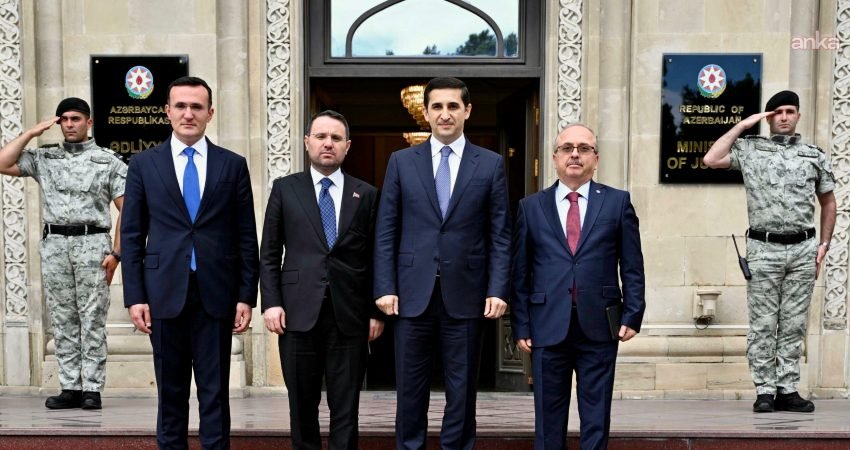 Adalet Bakanı Akın Gürlek, Azerbaycan temasları kapsamında Azerbaycan Adalet Bakanı