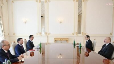  Adalet Bakanı Akın Gürlek, Azerbaycan'daki resmi temasları kapsamında Azerbaycan Cumhurbaşkanı